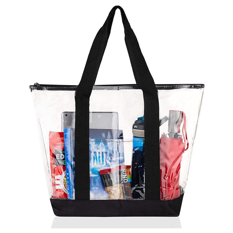 Clear PVC Shopping Bag Single Shoulder Bag Tote Bag
