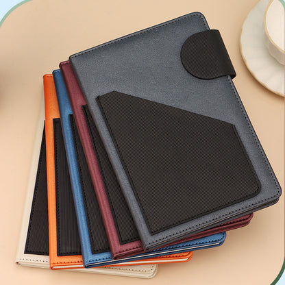 A5 PU Leather-Bound Business Notebook Writing Journal Executive Notebook Gift Set