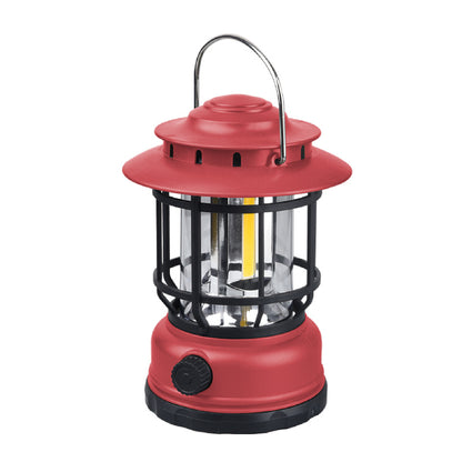 Rechargeable LED Light Retro Camping Lantern RPortable Waterproof Outdoor Tent Bulb Outdoor Picnic