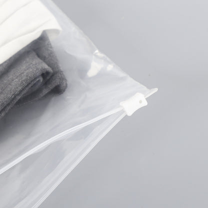 7.5 x 8" Transparent Storage Bag Waterproof Zip-Lock Resealable Pouch(Customized Size)
