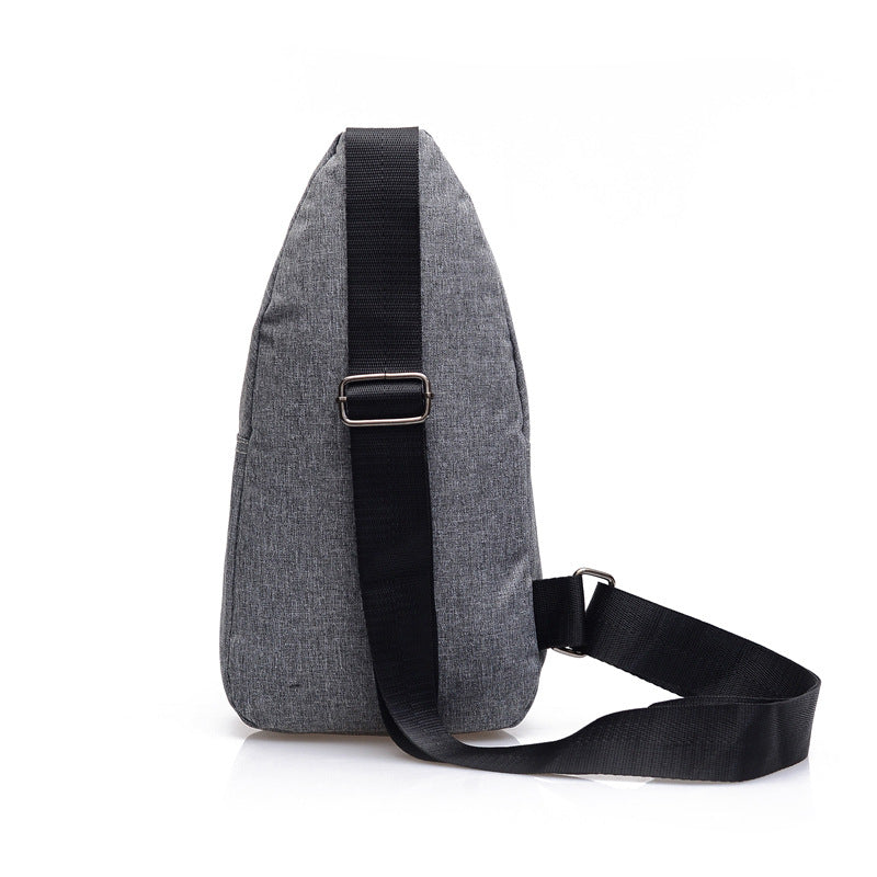 Sling Bag Chest Shoulder Backpack CrossBody Bags Outdoors Biking Bags W/Earphone Hole