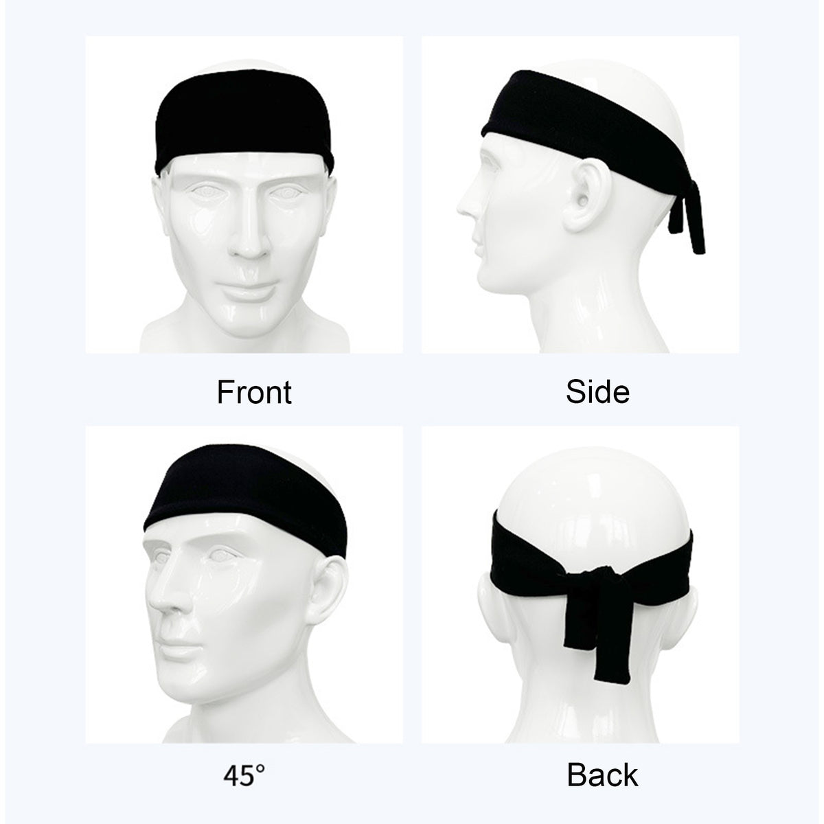 Head Tie Headband Tennis Sweatband