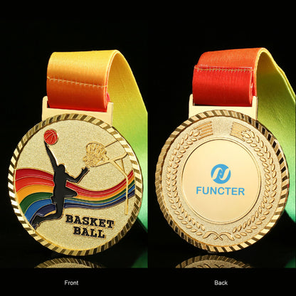 Basketball Game Champion Medal Winner Medal for Sports Event