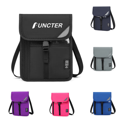 Medium Transparent RFID Anti-Theft Brush Satchel ID Bag