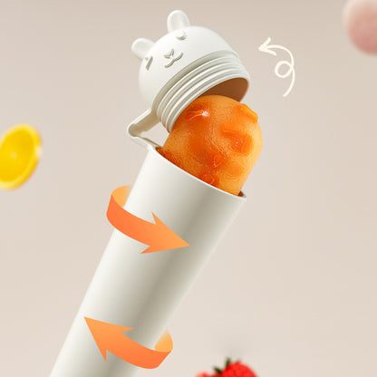 Rabbit Shaped Ice Cream Maker Reusable Silicone Ice Pop Molds for Homemade Treats