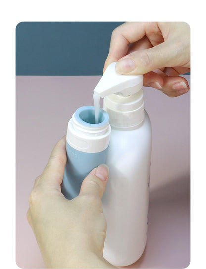 2 OZ Leak Proof Travel Split Bottles For Toiletries Refillable Liquid Container