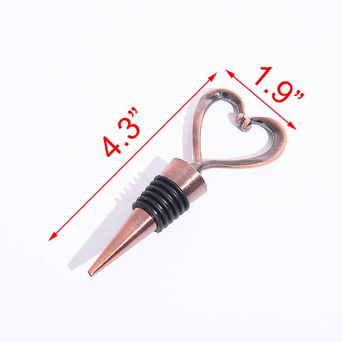 Metal Heart Shape Wine Stopper