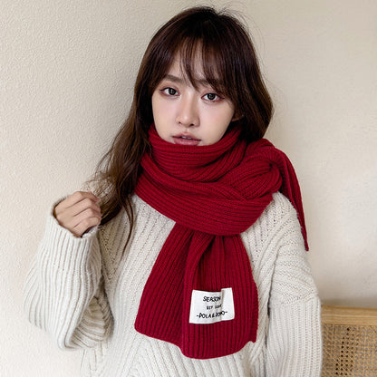 67" Winter Thicker Cable Knitted Scarf Wrap Chunky Long Warm Scarf