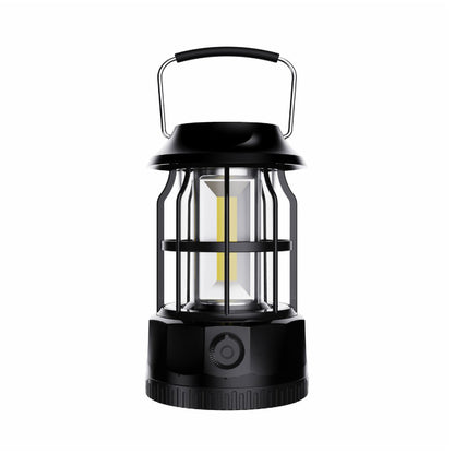 Solar Energy Light Rechargeable Camp Light Retro Design Waterproof LED Lantern Outdoor Picnic