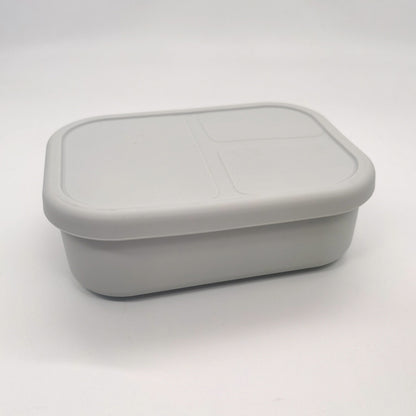 3-Compartment 25oz Silicone Lunch Box Lunch Container