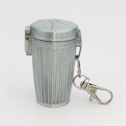 Metal Storage Bucket Keychain
