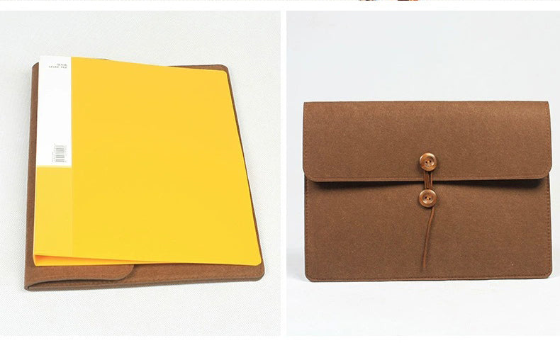 Felt A4 Document Holder Bag File Folder