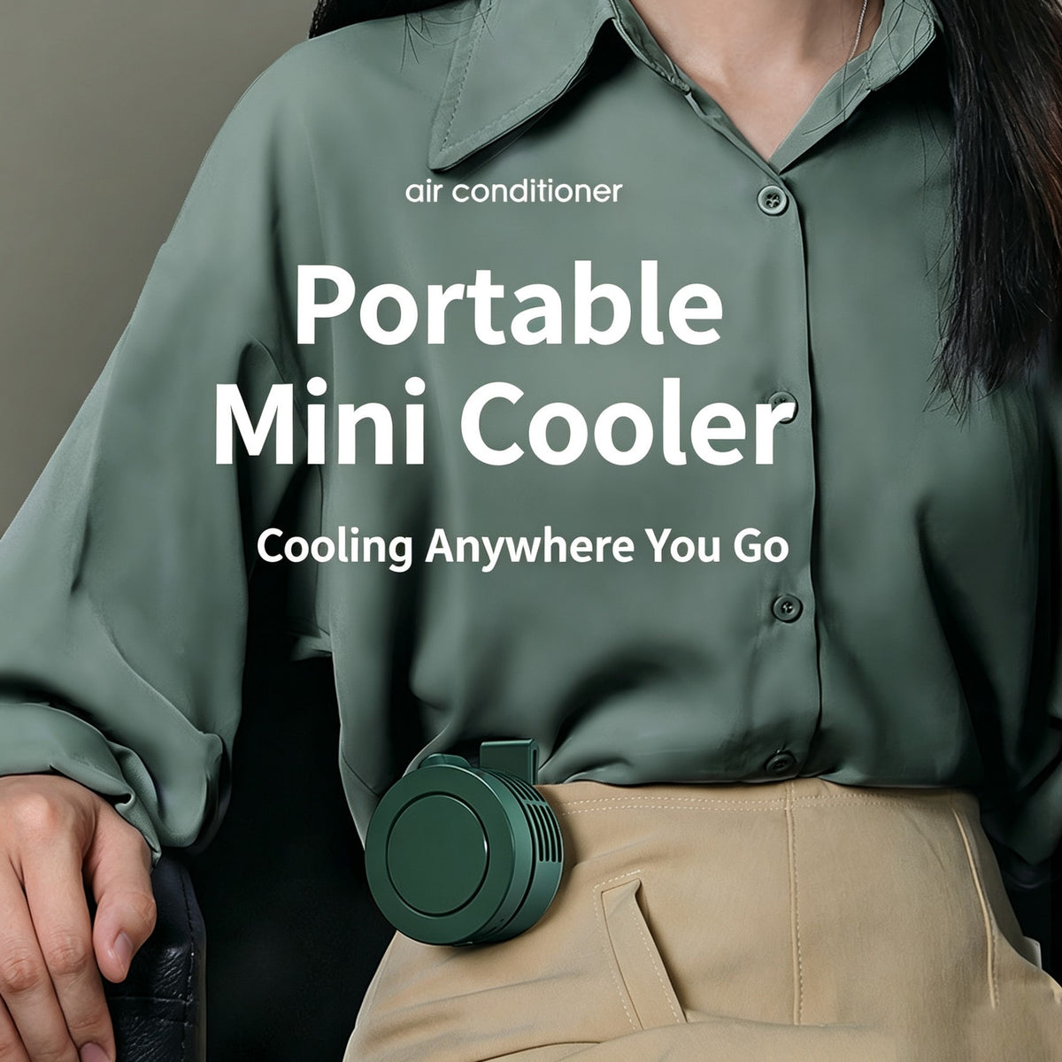 Clip-on Wearable Mini Fan
