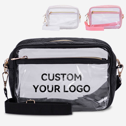 Transparent PVC Single Shoulder Crossbody Bag