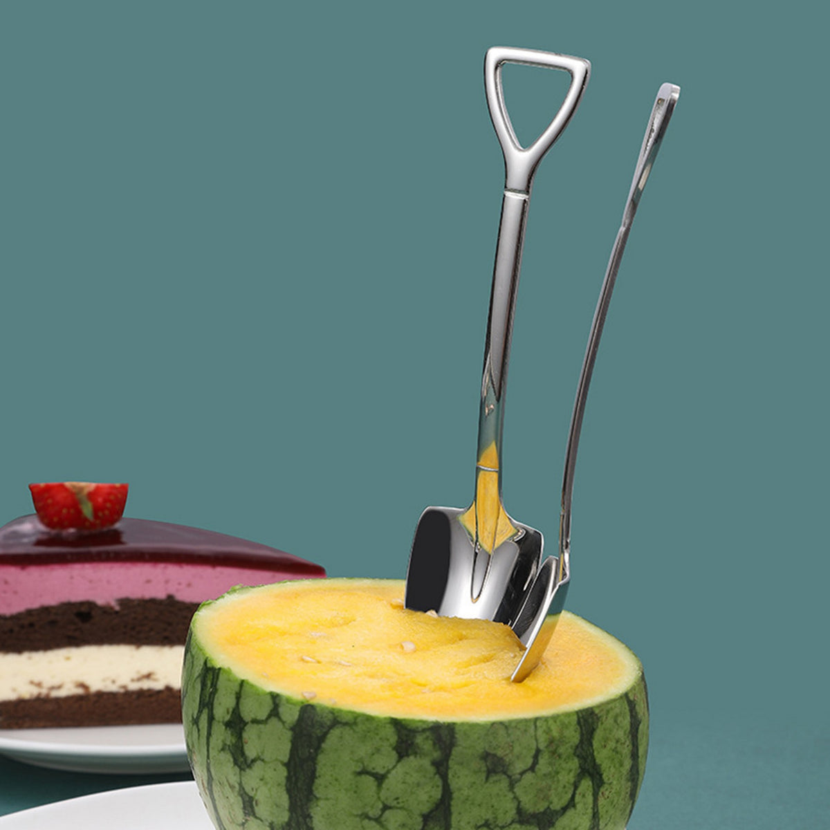 304 Stainless Steel Watermelon Shovel Spoon Fruit Scoop Dessert Spoon