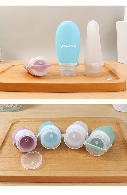 3oz Portable Refillable Traveling Size Liquid Containers ( 4pcs Set )