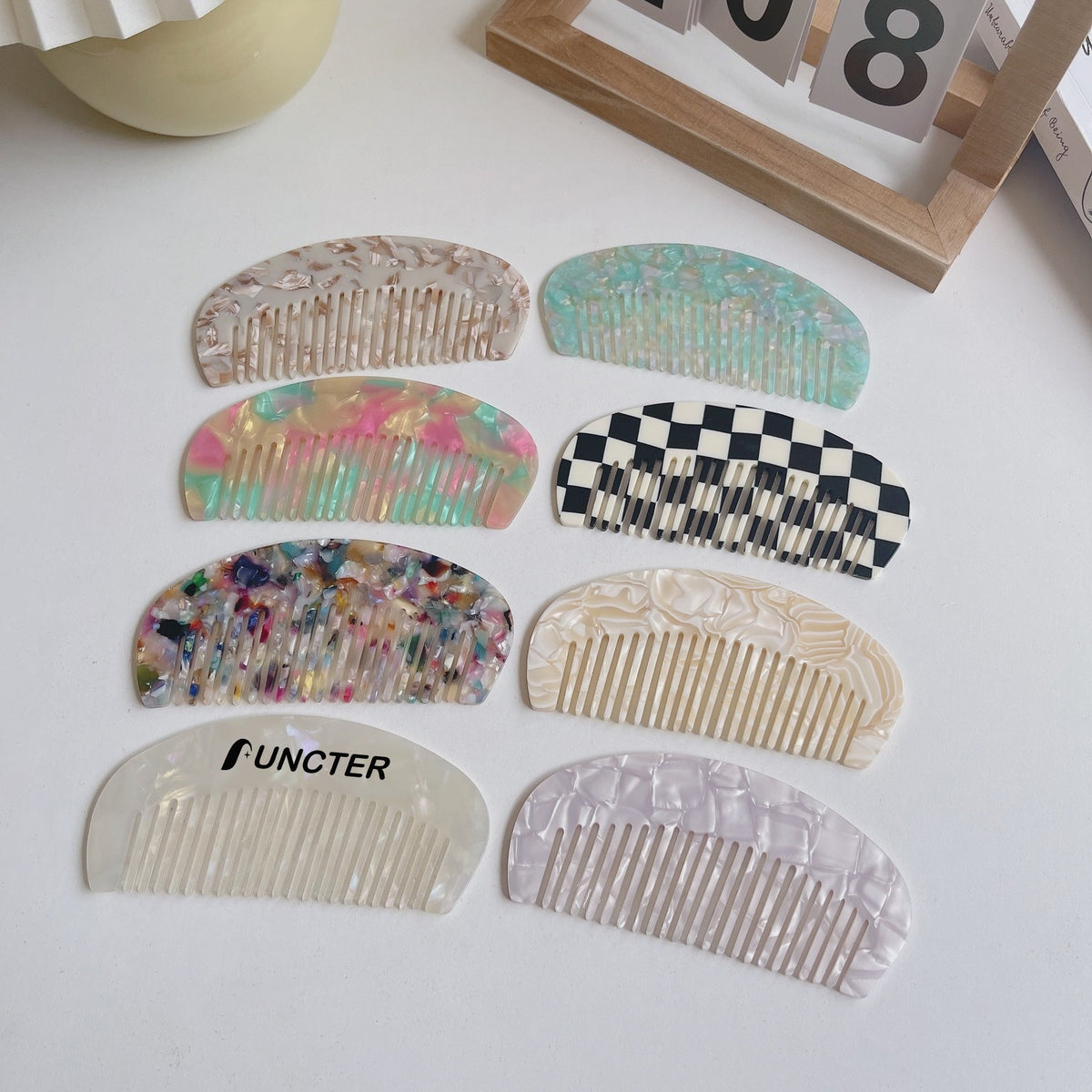 Travel Mini Comb Hairbrush for Wet and Dry Hair