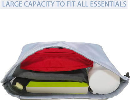 7.8 x 13" 210D Polyester Drawstring Backpack for Party Gym Sport Trip