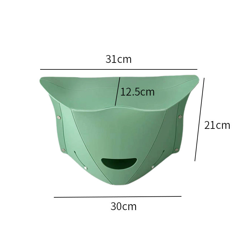 Multi Functional Outdoor Folding Plastic Stool Medium Size
