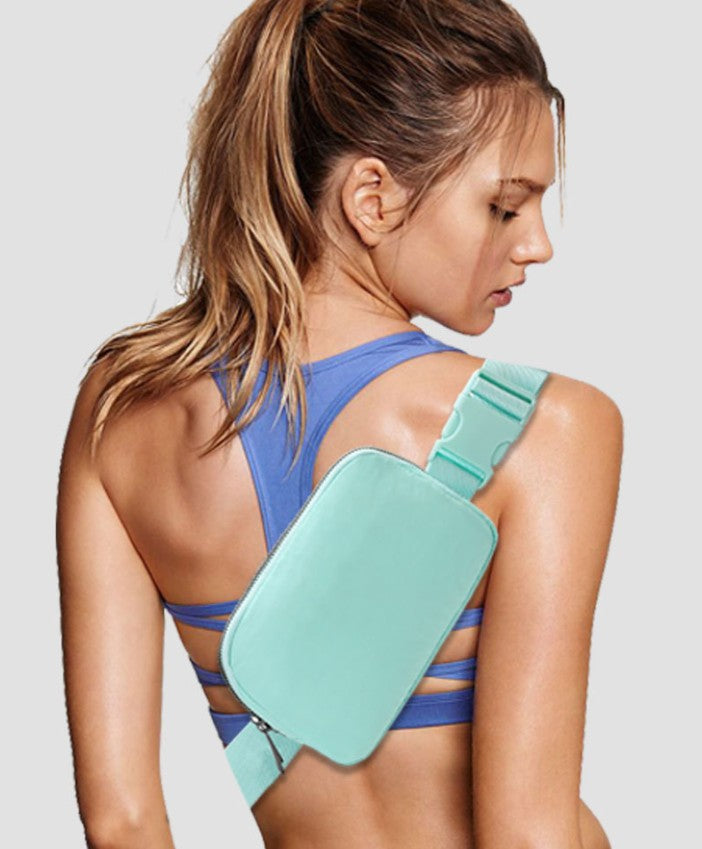 Nylon Waist Bag Fanny Pack Crossbody Bag Belt Bag with Adjustable Strap