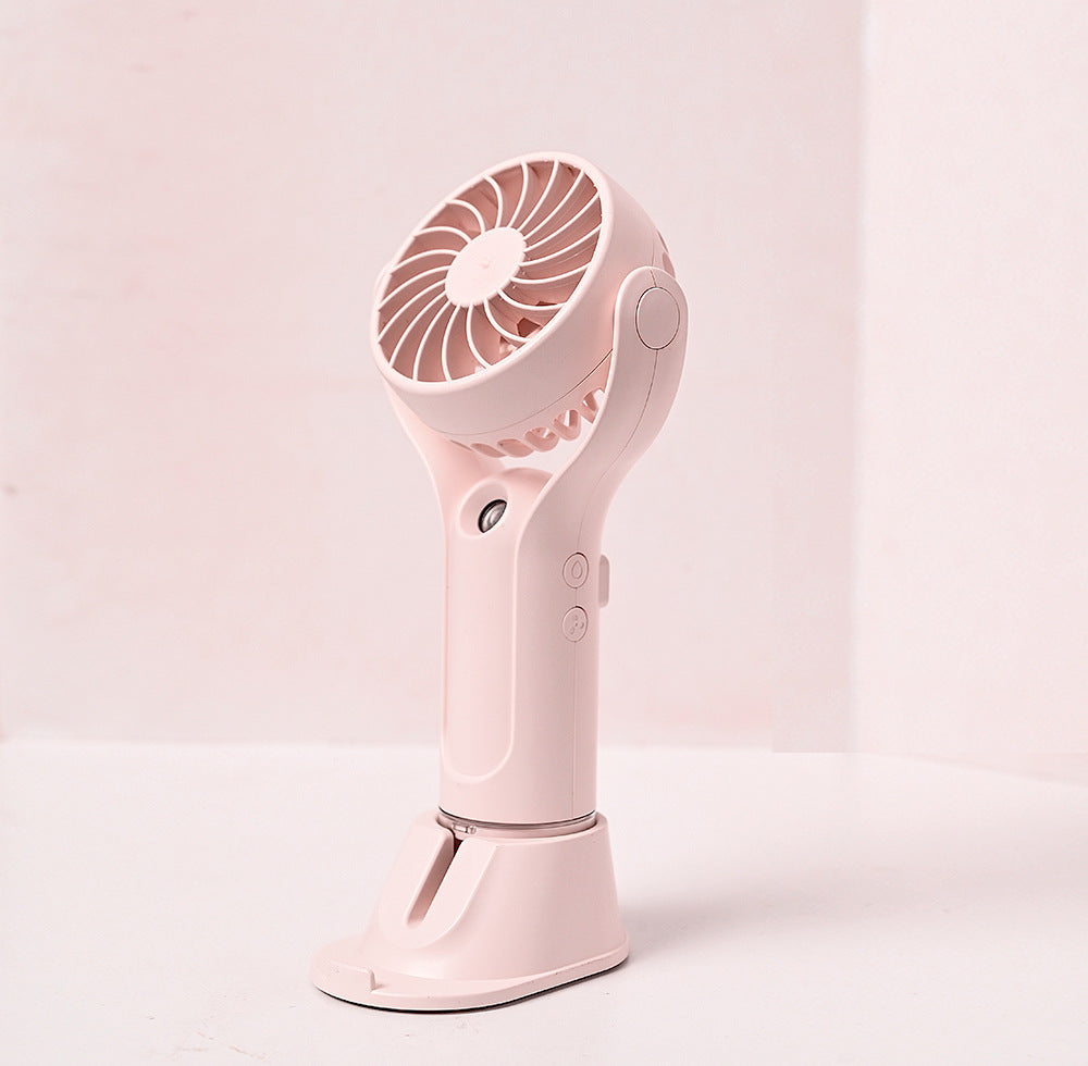 Portable Fan Misting Fan Desk Fan Handheld Fan For Outdoor Rechargeable Mini Fan