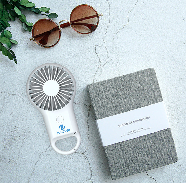 Mini Portable Handheld Fan Battery Operated Small Personal 3-Speed Adjustable USB Rechargeable Fan