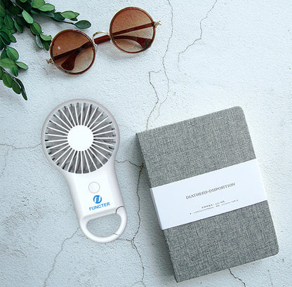 Mini Portable Handheld Fan Battery Operated Small Personal 3-Speed Adjustable USB Rechargeable Fan