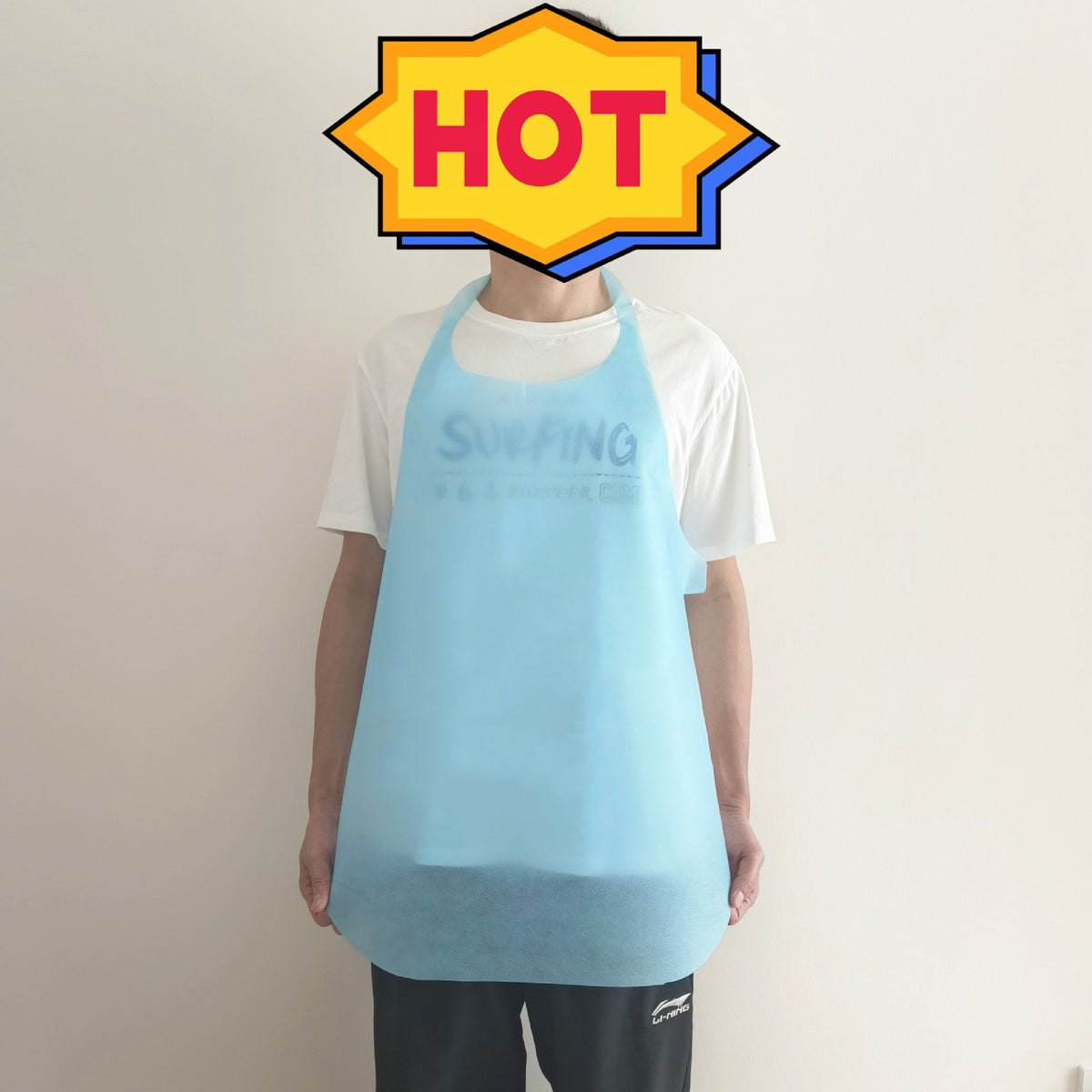 19.7" X 31.5" Non Woven Aprons Unisex Cooking Painting Aprons for Adults