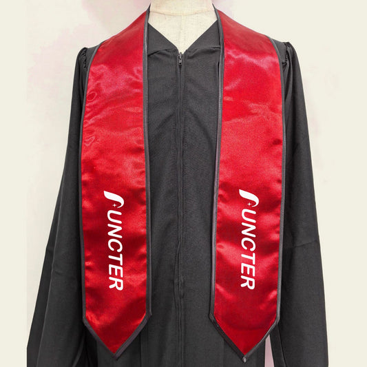Custom 84"L Unisex Adult Graduation Honor Stole Sash Classic End with Trim