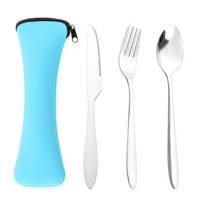 304 Stainless Steel 3 Piece Tableware Set