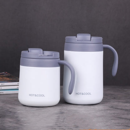 16.9oz/500ML 304 Stainless Steel Tumbler Insulated Vaccum Cup Mug With Flip Lid For Home Office