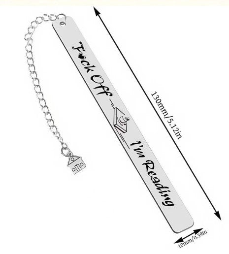 Custom Metal Bookmark W/ Tassel For Teachers, Students, Book Lovers