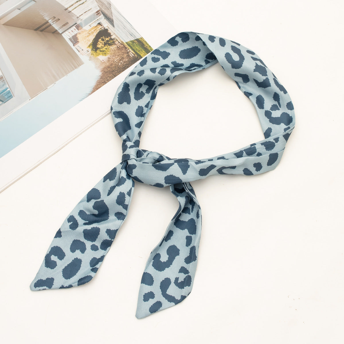 35" x 2" Full Custom Long Neckerchief Ribbon Scarf Hairband Handbag Wrap Scarf Neck Tie #1-Polka Dot