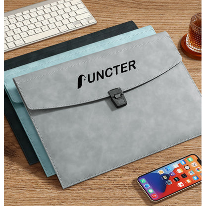PU Leather A4 Business Document Bag File Envelope