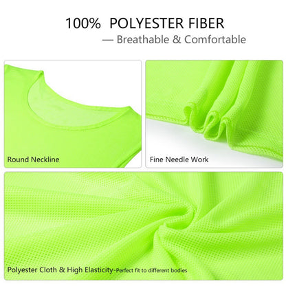 Custom Mesh Polyester Scrimmage Practice Vests Soccer Bib for Children