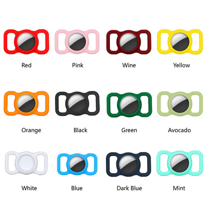 Silicone Dog Collar Holder Pet Collar Case Anti-Lost Protector Holder