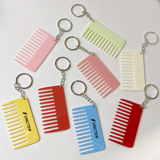 Mini Wallet Comb Travel Pocket Comb Keychain
