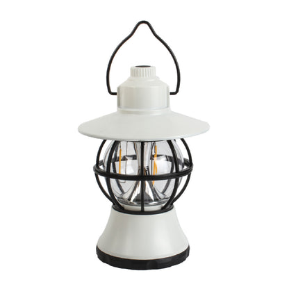 Camping Lantern Vintage LED Light Portable Waterproof Outdoor Tent Bulb Retro Picnic Light