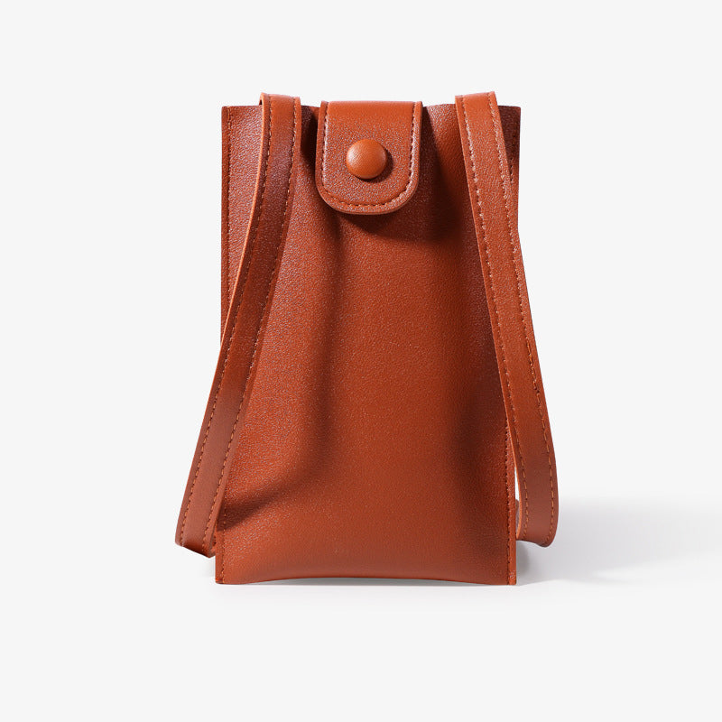 PU Leather Cell Phone Purse Bag Small Crossbody Bag Mini Messenger Bag Single Shoulder Handbag