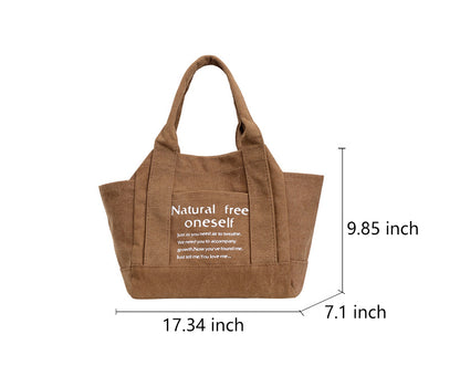 Canvas Shopping Tote Bag Single Shoulder Bag Boat Bag