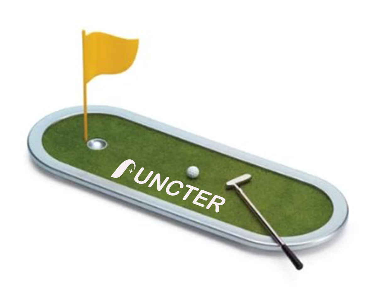 Mini Metal Tabletop Golf Game Set