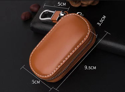 PU Car Key Sleeve W/A Key Chain