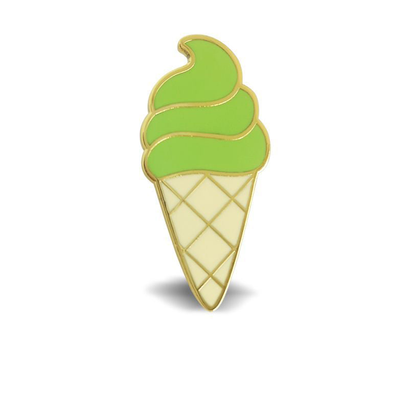 Custom Ice Cream Shaped Cute Enamel Lapel Pins Brooch Pin Badge W/Butterfly Clutch Tie Tack