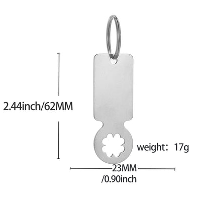 Mini Meta Shopping Trolley Coin Keychain