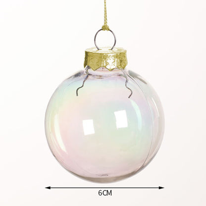2.36" Acrylic Hollow Ball Fillable Ornaments Ball