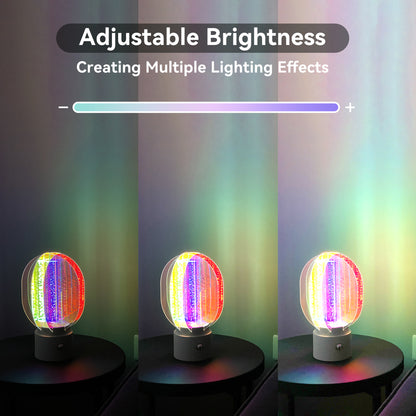 360 Rotating 3D Aurora Table Lamp Multicolor Night Light