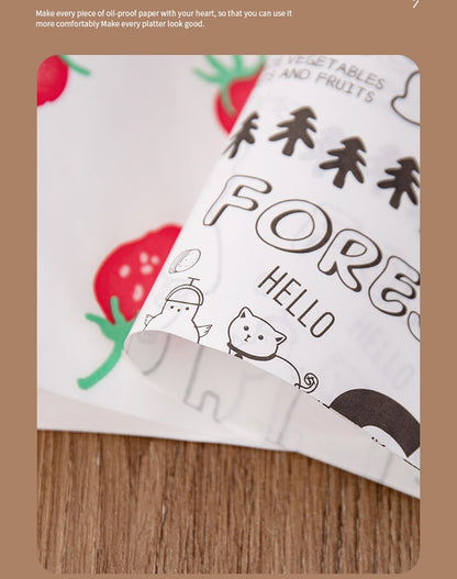 13" x 9" Greaseproof Paper Food Sheets Liner