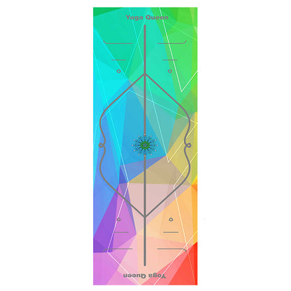 Full Color Yoga Mat Towel Pilates Towel 73 x 25"