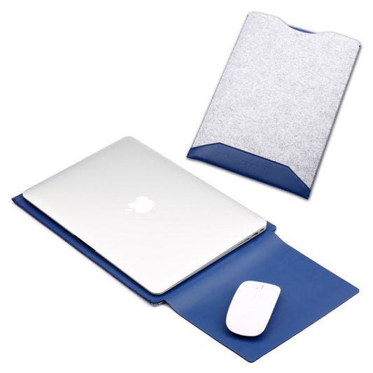12" PU Leather Laptop Sleeve Bag