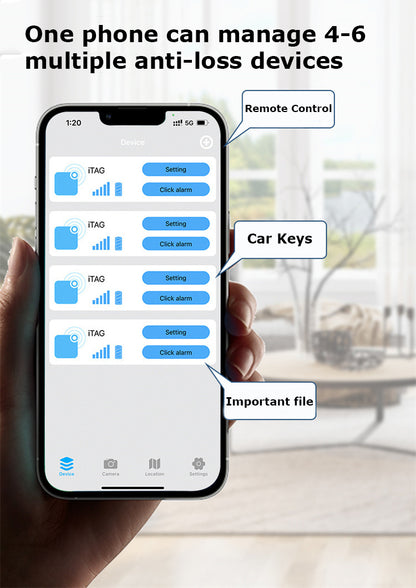 Rabbit Shaped Wireless Smart Tracker Anti-Lost Device Keychain Key Finder